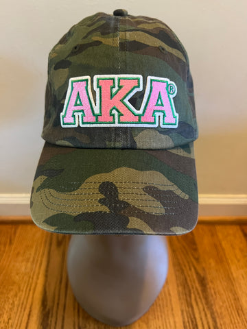AKA Letters Camo Cap