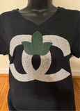 3D Pearl Ivy Chanel Inspired - Black