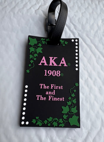 Black AKA First and Finest Luggage Tag