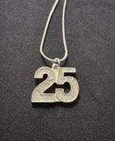Silver Star 25 Pendant Necklace