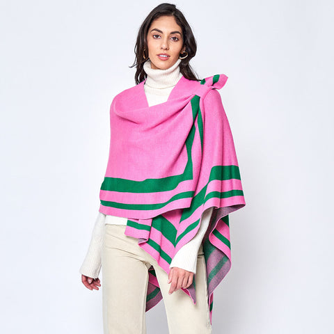 Pink & Green Shoulder Strap Wraparound