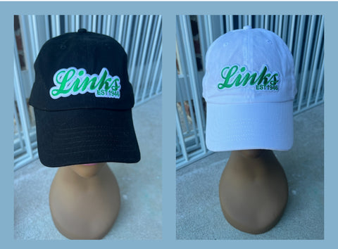 The Links, Inc Cap (White, Green, or Black)