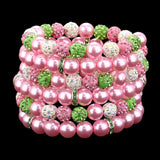 Pearl Beaded Adjustable Strand Bracelet