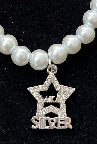 AKA Silver Star Pearl BRACELET