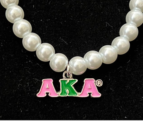 AKA Letters Pearl BRACELET