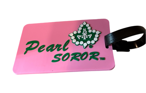 Pearl Soror Luggage Tag