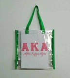 AKA Clear Stadium Tote Bag