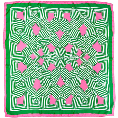 Cross Flower Print Scarf Poncho