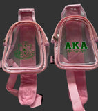 AKA Letters/Shield Over-The-Shoulder Bag