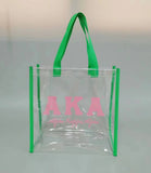 AKA Clear Stadium Tote Bag