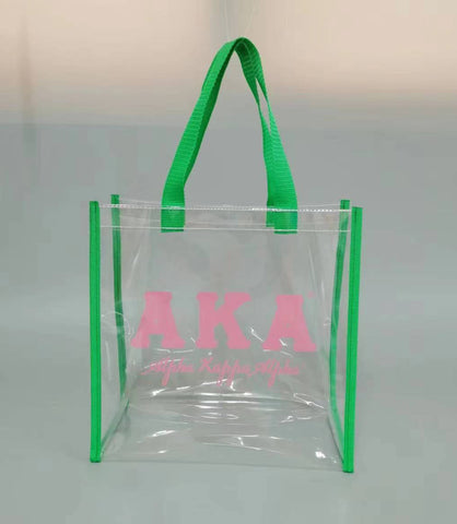 AKA Clear Stadium Tote Bag