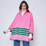 P&G Zip Up Knit Cape Poncho