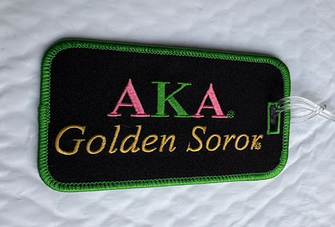 Golden Soror Luggage Tag