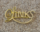 The Links, Inc Gold Script Lapel Pin