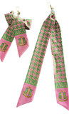 Houndstooth Shield Purse Scarf