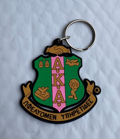 AKA Shield Keychain