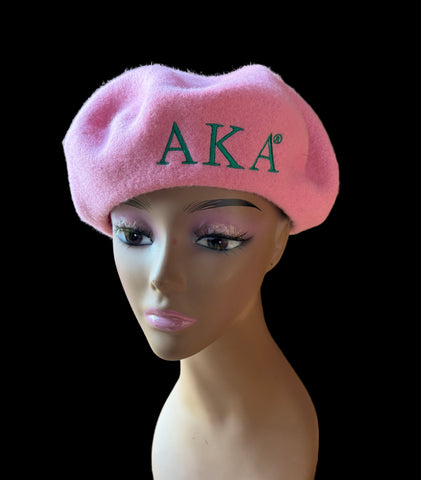 Pink Wool AKA Beret (Tam)