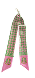 Houndstooth Shield Purse Scarf