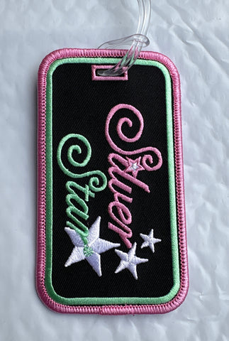 Silver Star Luggage Tag