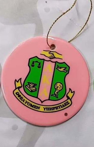 AKA Shield Ornament