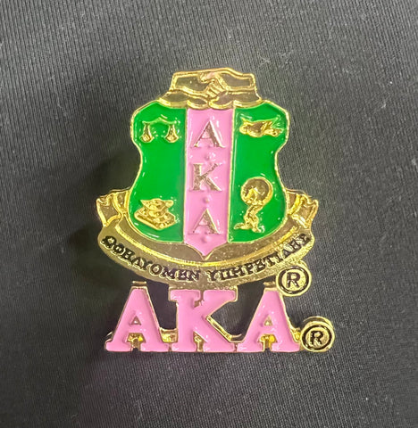 Shield Lapel Pin w/ Letters