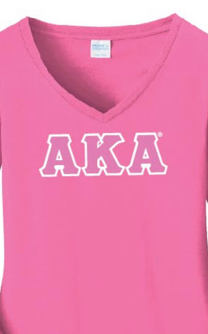 Pretty in PINK Short Slv Vneck