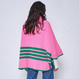 P&G Zip Up Knit Cape Poncho
