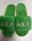 Green AKA Fur (Indoor/Outdoor) Slippers