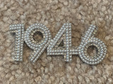 Links 1946 Pearl and Rhinestone Lapel Pin
