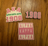 Pink Large AKA Jibbitz/Charms for Bogg Bag - 3 Pack