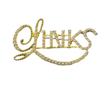 The Links, Inc Gold Script Lapel Pin