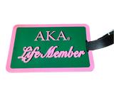 AKA Life Member Luggage Tag