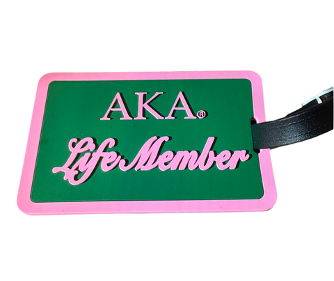 AKA Life Member Luggage Tag