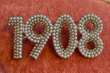 Pearl & Rhinestone 1908 Pin