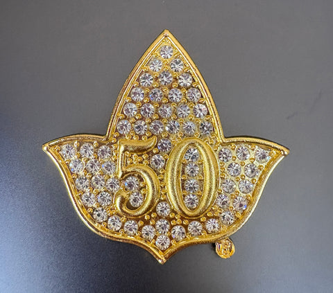 50 Year Golden Soror Ivy Pin