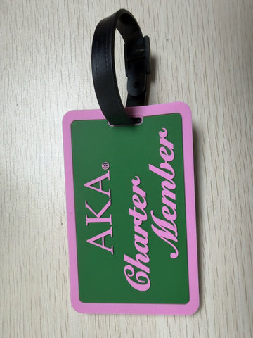 AKA Charter Member Bag Tag