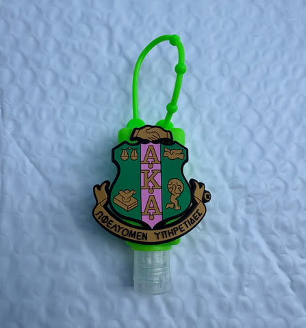 Green AKA Shield Hand Sanitizer / Cosmetic Bottle Holder