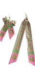 Houndstooth Shield Purse Scarf