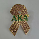 AKA Breast Cancer Awareness Pin
