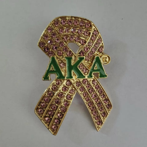 AKA Breast Cancer Awareness Pin