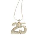 Silver Star 25 Pendant Necklace