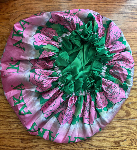 Large AKA Satin Sleep Bonnet - Max 2 Per Order