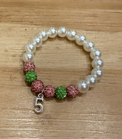 Pearl Number Bracelet