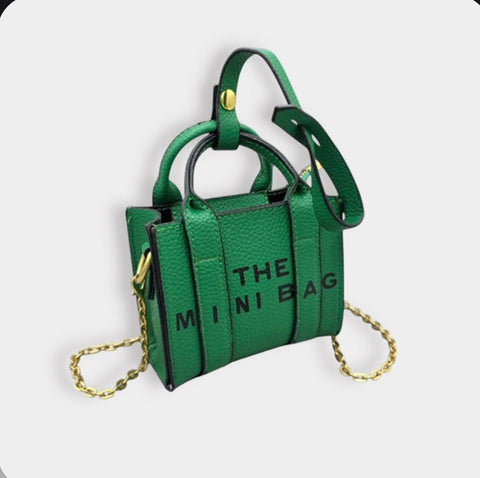 Green THE MINI BAG / Crossbody Bag