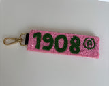 AKA Wristlet Keychain/Bag Candy- Pink