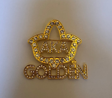 Golden Soror AKA Ivy Pin - Large