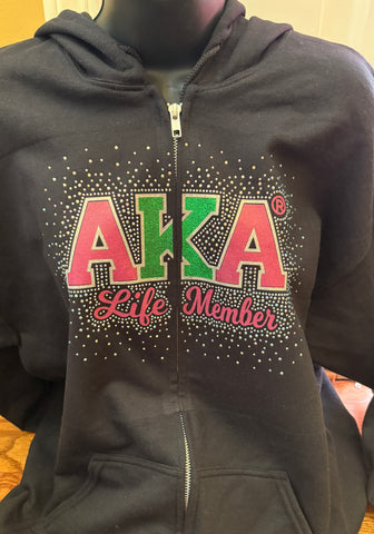 Life Member Zip Up Hoodie - Limit 1 Per Order