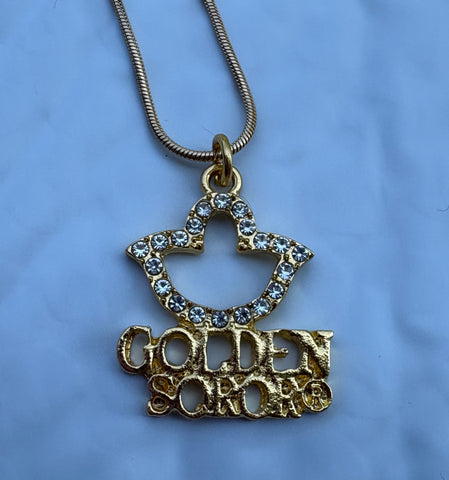 Premium Golden Soror Necklace