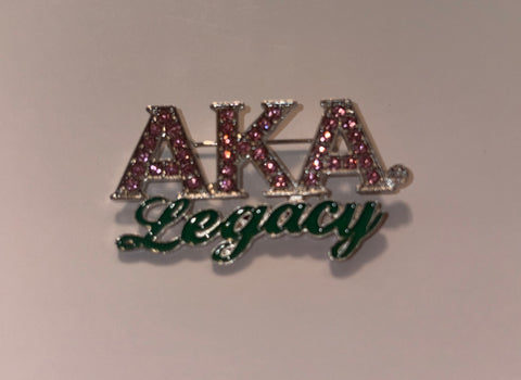 Pink Rhinestone AKA  Legacy Pin