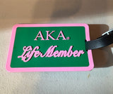 AKA Life Member Luggage Tag